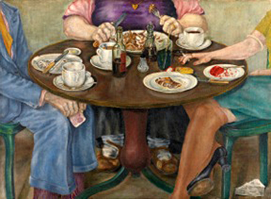 London dealer Ted Few will be showing this amusing oil on canvas of 1949 by David Craig, titled And Her Mother Came Too, at the Art Antiques London Fair on the West Lawn of Kensington Gardens from June 11-18. Image courtesy Art Antiques London and Ted Few. 